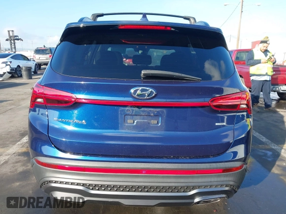 2022 Hyundai Santa Fe XRT with VIN 5NMS6DAJ1NH396954, listed as a IAAI auction lot 41437662 with 35,595 mi miles. Bid and sale history available at carsss.com. Image 16.