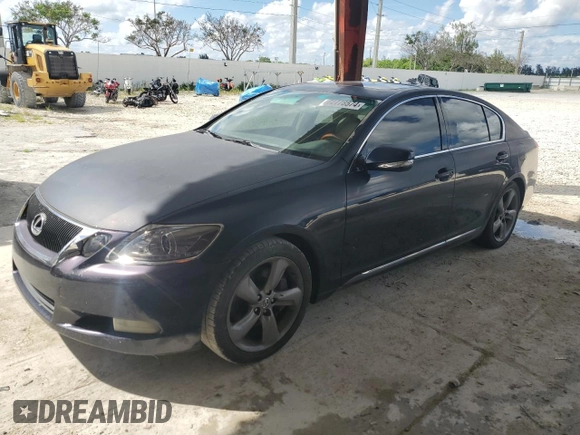 2008 Lexus GS 350 with VIN JTHBE96S280039478, listed as a Copart auction lot 72778574 with 204,445 mi miles and Clean Title. Bid and sale history available at carsss.com. Image 1.