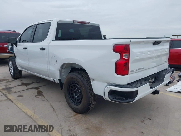 2024 Chevrolet Silverado 1500 Custom with VIN 3GCPABEK1RG423289, listed as a IAAI auction lot 41276637 with 199 mi miles and . Bid and sale history available at DreamBid. Image 3.