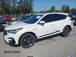 2020 Acura RDX w/A-Spec Pkg with VIN 5J8TC2H61LL013353, listed as a IAAI auction lot 42108607 with 52,481 mi miles. Bid and sale history available at carsss.com. Image 2.