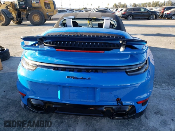 2022 Porsche 911 Turbo S with VIN WP0CD2A94NS260388, listed as a Copart auction lot 76617103 with 2,841 mi miles and . Bid and sale history available at carsss.com. Image 6.