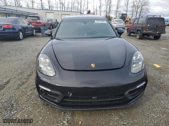2023 Porsche Panamera S with VIN WP0AB2A70PL130052, listed as a Copart auction lot 46674545 with 12,615 mi miles and Salvage Title. Bid and sale history available at carsss.com. Image 5.