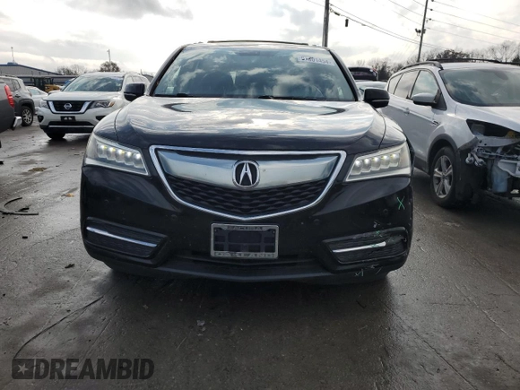 2014 Acura MDX Advance with VIN 5FRYD3H81EB004875, listed as a Copart auction lot 81801454 with 265,982 mi miles and Salvage title. Bid and sale history available at DreamBid. Image 5.