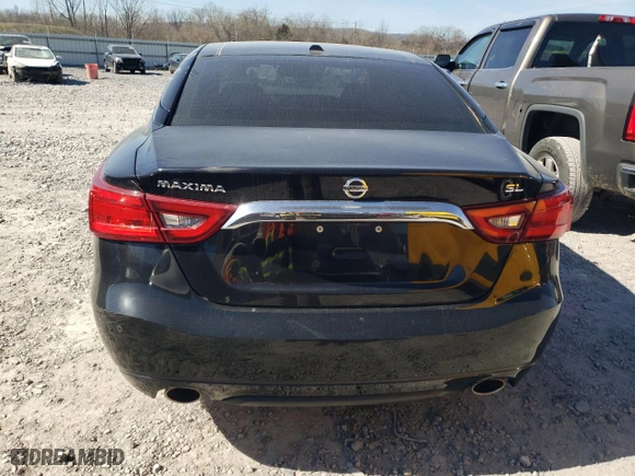 2017 Nissan Maxima Platinum with VIN 1N4AA6AP4HC417556, listed as a Copart auction lot 46187505 with 81,728 mi miles and Salvage Title. Bid and sale history available at carsss.com. Image 6.