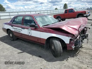 2009 Ford Police Interceptor with VIN 2FAHP71V59X129891, listed as a Copart auction lot 56601354 with Not provided miles and Salvage title. Bid and sale history available at DreamBid. Image 4.