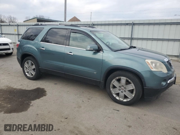 2010 GMC Acadia SLT2 with VIN 1GKLVNED8AJ122287, listed as a Copart auction lot 49960575 with 232,083 mi miles and Clean Title. Bid and sale history available at DreamBid. Image 4.