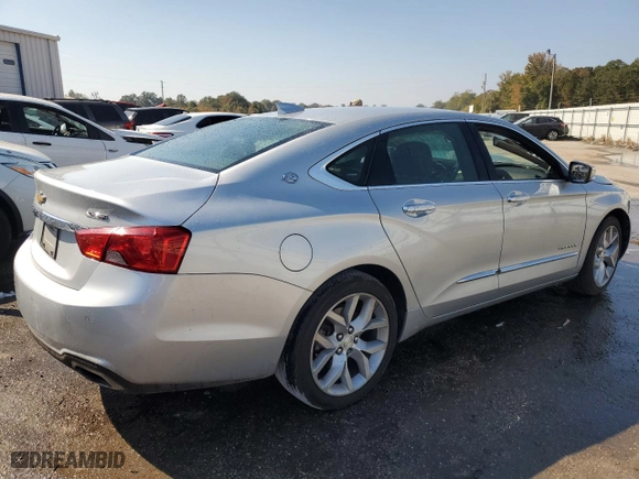 2018 Chevrolet Impala Premier with VIN 2G1125S35J9160796, listed as a Copart auction lot 77984374 with 220,552 mi miles and Salvage Title. Bid and sale history available at carsss.com. Image 3.