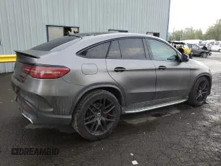 2016 Mercedes-Benz GLE 63 S AMG with VIN 4JGED7FB2GA011786, listed as a Copart auction lot 76569154 with 71,920 mi miles and Salvage title. Bid and sale history available at DreamBid. Image 3.