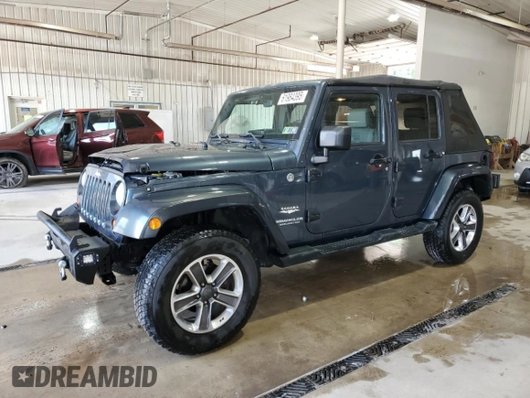 2007 Jeep Wrangler Unlimited Sahara с VIN 1J8GA591X7L217299, выставлен на аукционе Copart как лот 61984395 с пробегом 151 171 миль миль и Списание • Salvage title. История ставок и продаж доступна на DreamBid. Изображение 1.