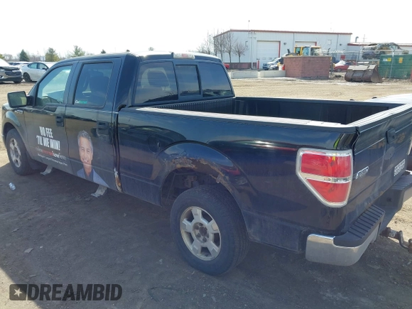 2009 Ford F-150 XL with VIN 1FTPW12V89FB42814, listed as a IAAI auction lot 41831105 with 234,982 mi miles. Bid and sale history available at carsss.com. Image 3.