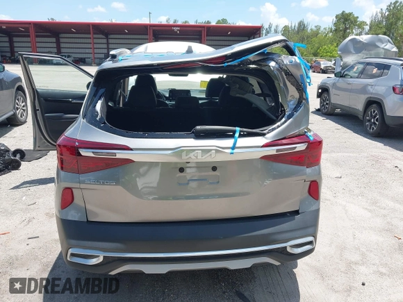 2023 Kia Seltos S with VIN KNDEU2AA8P7369820, listed as a IAAI auction lot 42505783 with 46,106 mi miles and . Bid and sale history available at DreamBid. Image 6.