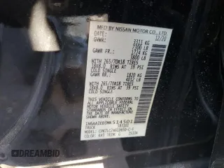 2021 Nissan Titan SV z VIN 1N6AA1ED3MN514501, wystawiony jako Copart lot #83474234 z przebiegiem 30 315 mil mil oraz Szkoda całkowita • Salvage title. Historia ofert i sprzedaży dostępna na DreamBid. Obrazek 12.