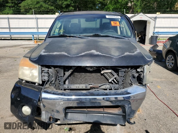2008 Nissan Titan SE with VIN 1N6BA07D08N305976, listed as a Copart auction lot 55669524 with Not Provided miles and Salvage Title. Bid and sale history available at carsss.com. Image 5.