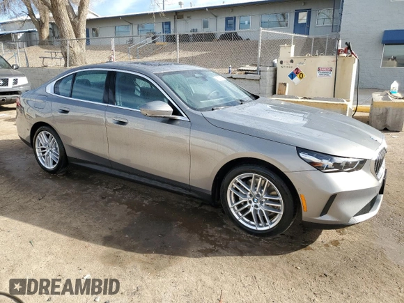 2024 BMW 5 Series 530i with VIN WBA43FJ09RCS71870, listed as a Copart auction lot 86405664 with 4,407 mi miles and Clean Title. Bid and sale history available at carsss.com. Image 4.