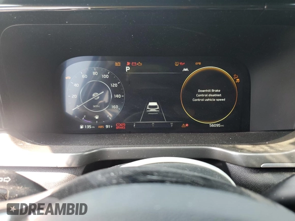 2022 Kia Sorento SX z VIN 5XYRK4LF4NG116621, wystawiony jako Copart lot #58550865 z przebiegiem 56 095 mil mil oraz Szkoda całkowita • Salvage title. Historia ofert i sprzedaży dostępna na DreamBid. Obrazek 9.