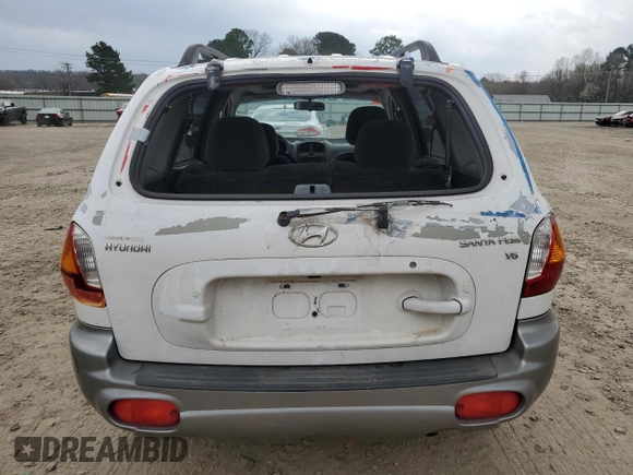 2002 Hyundai Santa Fe GLS with VIN KM8SC13D72U291088, listed as a Copart auction lot 49325285 with 218,046 mi miles and Salvage Title. Bid and sale history available at carsss.com. Image 6.
