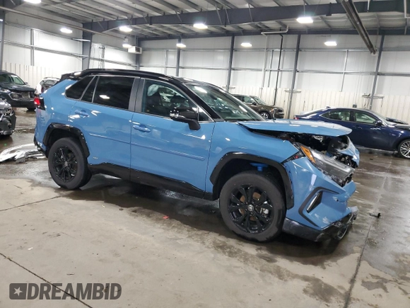 2024 Toyota RAV4 Hybrid XSE with VIN 4T3E6RFV1RU148467, listed as a Copart auction lot 47574595 with 17,147 mi miles and Salvage Title. Bid and sale history available at carsss.com. Image 4.