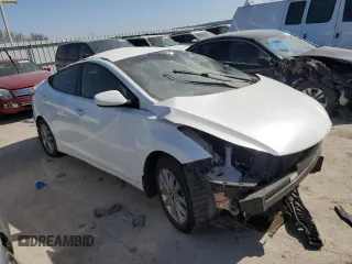 2014 Hyundai Elantra SE with VIN 5NPDH4AE1EH520102, listed as a Copart auction lot 48195955 with 112,124 mi miles and Salvage Title. Bid and sale history available at DreamBid. Image 4.