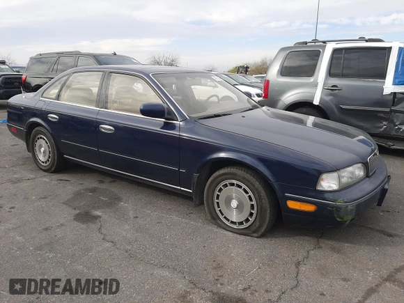 1994 Infiniti Q45 z VIN JNKNG01D1RM256994, wystawiony jako Copart lot #49919695 z przebiegiem 224 673 mil mil oraz Szkoda całkowita • Salvage title. Historia ofert i sprzedaży dostępna na DreamBid. Obrazek 4.