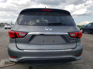 2019 Infiniti QX60 Luxe with VIN 5N1DL0MM3KC507445, listed as a Copart auction lot 55137195 with 205,602 mi miles and Salvage Title. Bid and sale history available at DreamBid. Image 6.