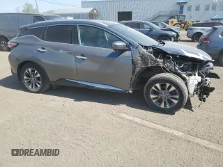 2016 Nissan Murano SL z VIN 5N1AZ2MH8GN132972, wystawiony jako Copart lot #56764385 z przebiegiem 157 518 mil mil oraz Szkoda całkowita • Salvage title. Historia ofert i sprzedaży dostępna na DreamBid. Obrazek 4.
