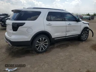 2016 Ford Explorer Platinum z VIN 1FM5K8HT1GGD00026, wystawiony jako Copart lot #56985155 z przebiegiem 87 506 mil mil oraz Szkoda całkowita • Salvage title. Historia ofert i sprzedaży dostępna na DreamBid. Obrazek 3.