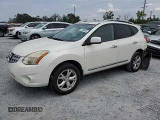 2011 Nissan Rogue S z VIN JN8AS5MT1BW180822, wystawiony jako Copart lot #57948645 z przebiegiem 188 854 mil mil oraz Szkoda całkowita • Salvage title. Historia ofert i sprzedaży dostępna na DreamBid. Obrazek 1.