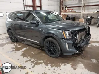 2021 Kia Telluride SX with VIN 5XYP5DHC3MG192018, listed as a IAAI auction lot 41864429 with 79,600 mi miles. Bid and sale history available at carsss.com. Image 1.