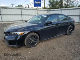 2025 Honda Civic Sport z VIN 19XFL2H82SE011129, wystawiony jako Copart lot #54012845 z przebiegiem 3 296 mil mil oraz Szkoda całkowita • Salvage title. Historia ofert i sprzedaży dostępna na DreamBid. Obrazek 1.