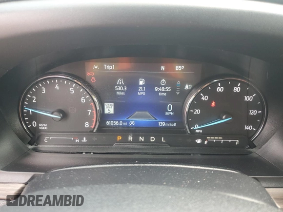 2021 Ford Explorer Limited с VIN 1FMSK8FH2MGB92075, выставлен на аукционе Copart как лот 54912505 с пробегом 61 056 миль миль и Списание • Salvage title. История ставок и продаж доступна на DreamBid. Изображение 9.
