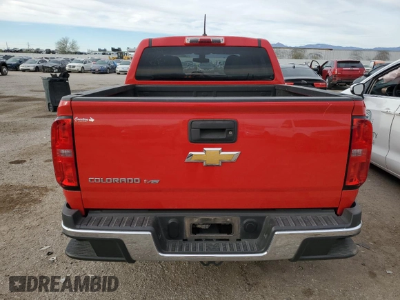 2019 Chevrolet Colorado 2WD Work Truck with VIN 1GCGSBEN7K1115555, listed as a Copart auction lot 45560605 with 84,591 mi miles and Salvage Title. Bid and sale history available at carsss.com. Image 6.
