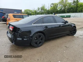 2012 Audi A6 Premium Plus with VIN WAUGGAFC9CN149299, listed as a Copart auction lot 61159115 with 114,782 mi miles and Non repairable. Bid and sale history available at DreamBid. Image 3.