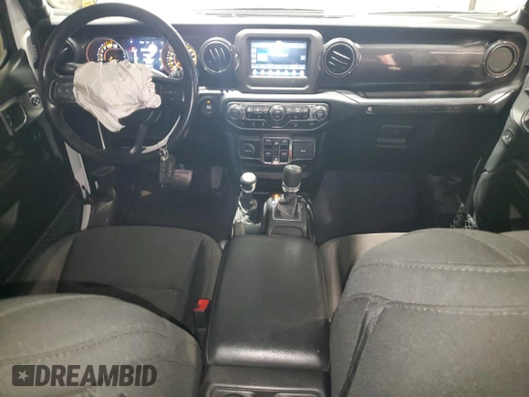 2020 Jeep Wrangler Unlimited Sport Altitude with VIN 1C4HJXDN5LW204180, listed as a Copart auction lot 45308075 with 67,340 mi miles and Salvage title. Bid and sale history available at DreamBid. Image 8.