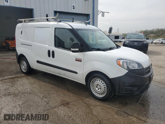 2018 Ram ProMaster City Cargo Tradesman with VIN ZFBERFAB9J6L61209, listed as a Copart auction lot 53800685 with 122,304 mi miles and Clean Title. Bid and sale history available at DreamBid. Image 4.