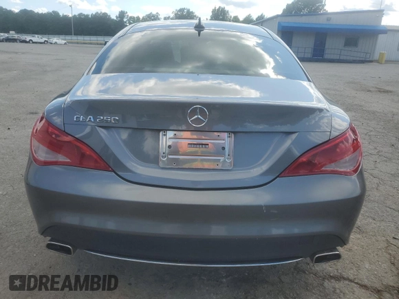2014 Mercedes-Benz CLA 250 with VIN WDDSJ4EB2EN068792, listed as a Copart auction lot 59684455 with 104,577 mi miles and Salvage title. Bid and sale history available at DreamBid. Image 6.