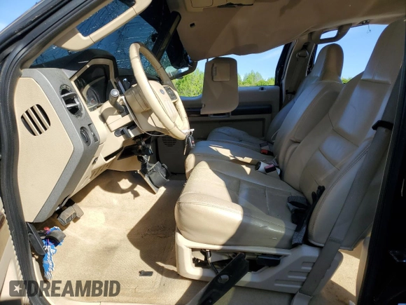 2009 Ford F-250 XL with VIN 1FTSW21R09EA35136, listed as a Copart auction lot 53234565 with 243,527 mi miles and Salvage title. Bid and sale history available at DreamBid. Image 7.