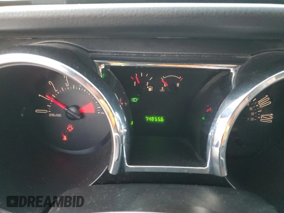 2008 Ford Mustang Deluxe with VIN 1ZVHT84N385188345, listed as a Copart auction lot 83566164 with 74,855 mi miles and Salvage Title. Bid and sale history available at carsss.com. Image 9.