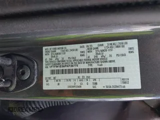 2023 Ford F-150 XL with VIN 1FTFW1E56PKF36775, listed as a IAAI auction lot 42238164 with Not provided miles and . Bid and sale history available at DreamBid. Image 9.