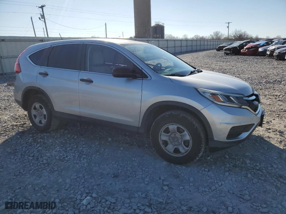 2016 Honda CR-V LX with VIN 5J6RM4H36GL133429, listed as a Copart auction lot 46375715 with 77,057 mi miles and Salvage Title. Bid and sale history available at carsss.com. Image 4.