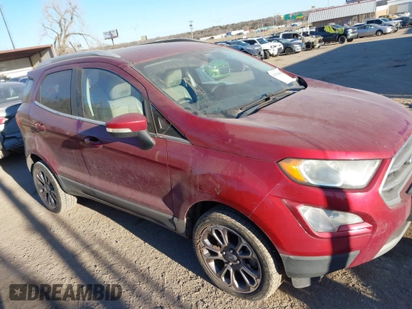 2019 Ford EcoSport Titanium z VIN MAJ6S3KL4KC271163, wystawiony jako IAAI lot #41674086 z przebiegiem 117 265 mil mil oraz . Historia ofert i sprzedaży dostępna na DreamBid. Obrazek 13.
