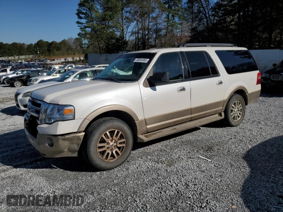 2014 Ford Expedition EL XLT with VIN 1FMJK1J55EEF36351, listed as a Copart auction lot 48054985 with 213,088 mi miles and Salvage Title. Bid and sale history available at carsss.com. Image 1.
