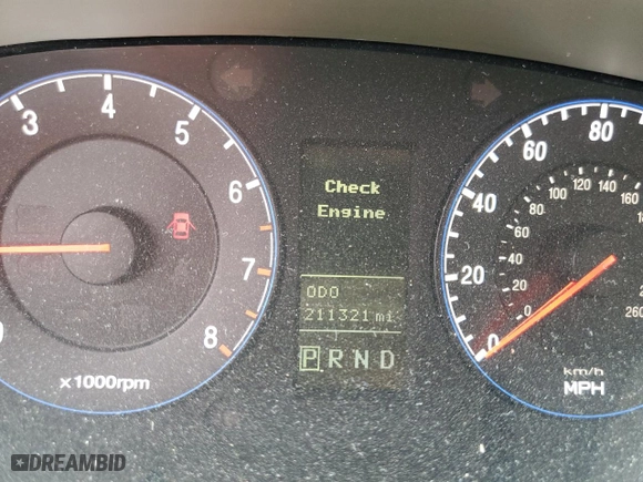 2008 Hyundai Azera Limited with VIN KMHFC46F68A321594, listed as a Copart auction lot 66978794 with 211,321 mi miles and Salvage Title. Bid and sale history available at carsss.com. Image 9.