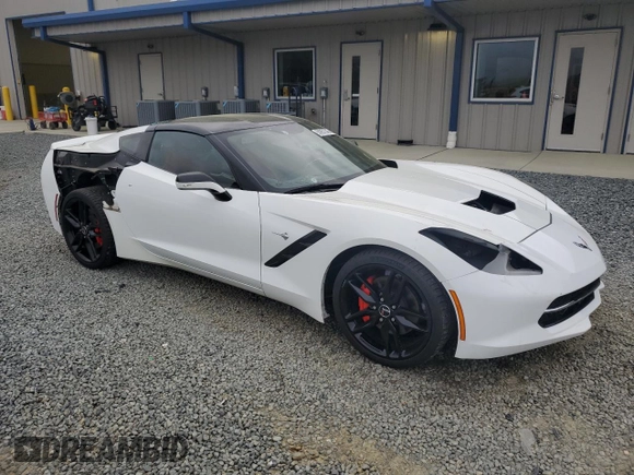 2015 Chevrolet Corvette 2LT with VIN 1G1YD2D71F5114443, listed as a Copart auction lot 50957345 with 87,930 mi miles and Salvage Title. Bid and sale history available at carsss.com. Image 4.