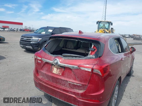 2020 Buick Envision Essence with VIN LRBFXCSA2LD019996, listed as a IAAI auction lot 41822093 with 112,829 mi miles and . Bid and sale history available at carsss.com. Image 6.