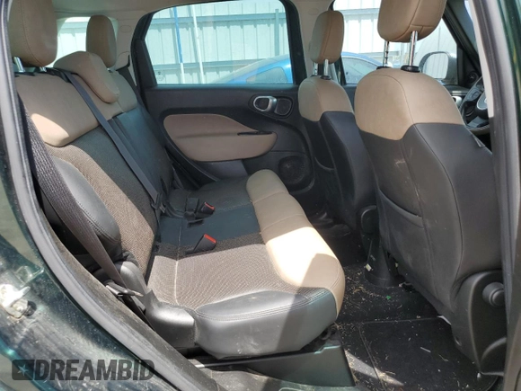 2015 FIAT 500L Lounge with VIN ZFBCFACH2FZ034998, listed as a Copart auction lot 54058445 with 149,247 mi miles and Salvage title. Bid and sale history available at DreamBid. Image 11.