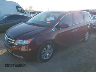 2017 Honda Odyssey EX-L with VIN 5FNRL5H62HB022308, listed as a IAAI auction lot 41213635 with 97,161 mi miles and . Bid and sale history available at DreamBid. Image 17.