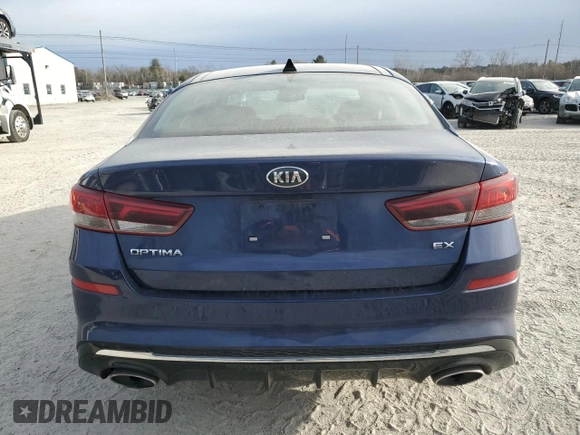 2020 Kia Optima EX Premium with VIN 5XXGU4L1XLG408751, listed as a Copart auction lot 87314504 with 79,256 mi miles and Salvage Title. Bid and sale history available at carsss.com. Image 6.