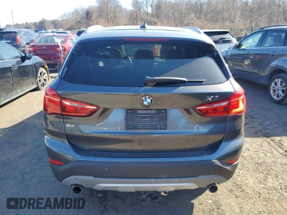 2016 BMW X1 xDrive28i with VIN WBXHT3Z3XG4A48655, listed as a Copart auction lot 46907095 with 59,845 mi miles and Salvage Title. Bid and sale history available at carsss.com. Image 6.