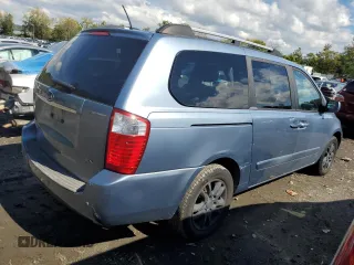 2009 Kia Sedona LX with VIN KNDMB233X96279951, listed as a Copart auction lot 73436374 with 76,558 mi miles and Clean Title. Bid and sale history available at carsss.com. Image 3.