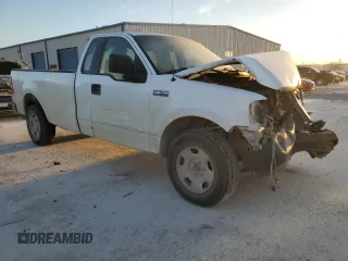 2005 Ford F-150 XL with VIN 1FTRF12W35NA62855, listed as a Copart auction lot 48599365 with 391,441 mi miles and Salvage title. Bid and sale history available at DreamBid. Image 4.